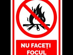 Semn nu faceti focul